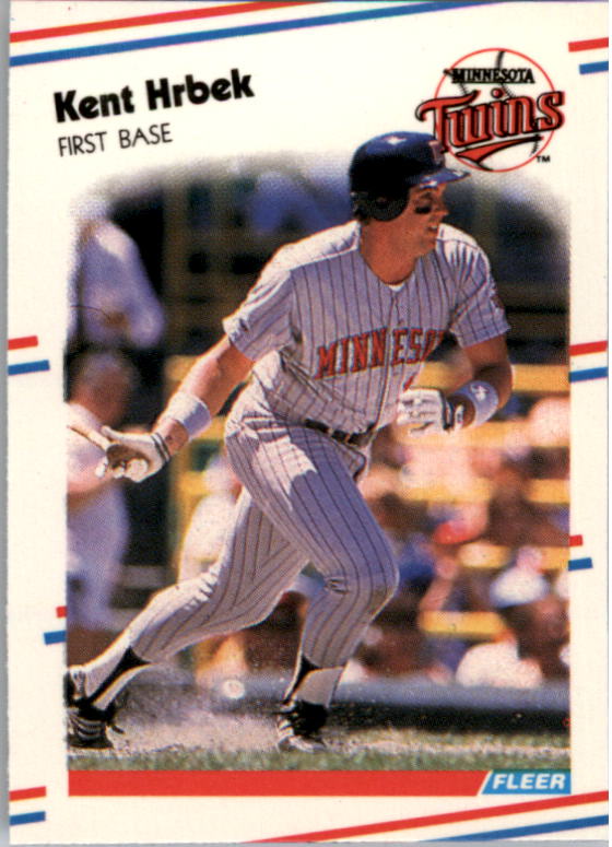 1988 Fleer Mini Baseball Cards 035      Kent Hrbek